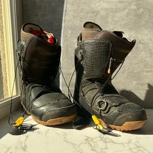 Men’s snowboarding boots Burton Ion dark brown speed lace